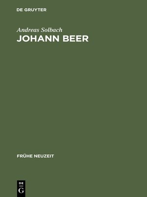 cover image of Johann Beer